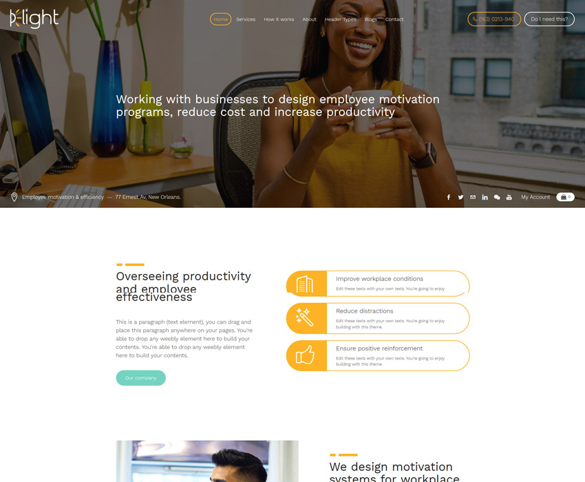 Make A Beautiful Weebly Website With Delight Template Just A Cinch